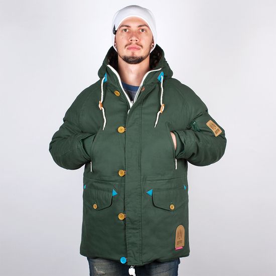 Куртка TRUESPIN Alaska FW14 Hunter Green/Leopard