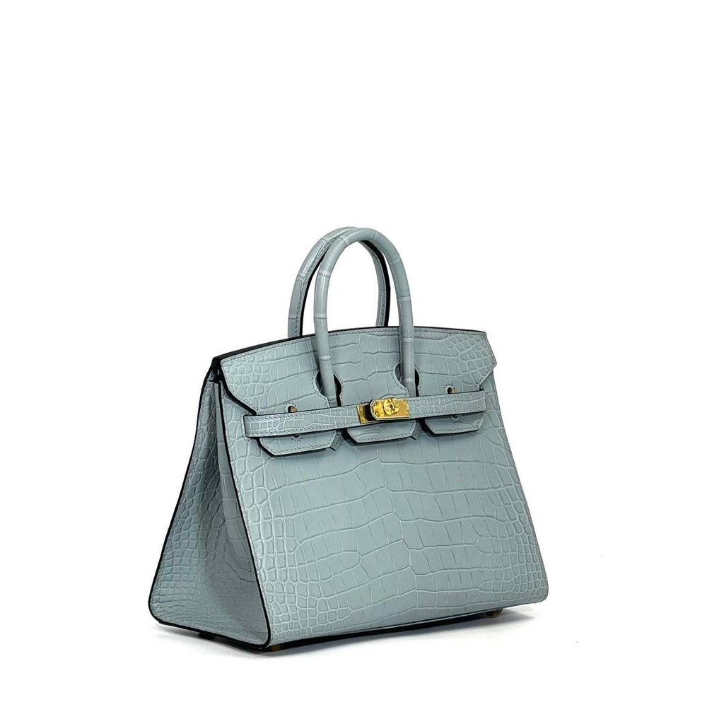 Сумка Hermes из кожи крокодила 25 см