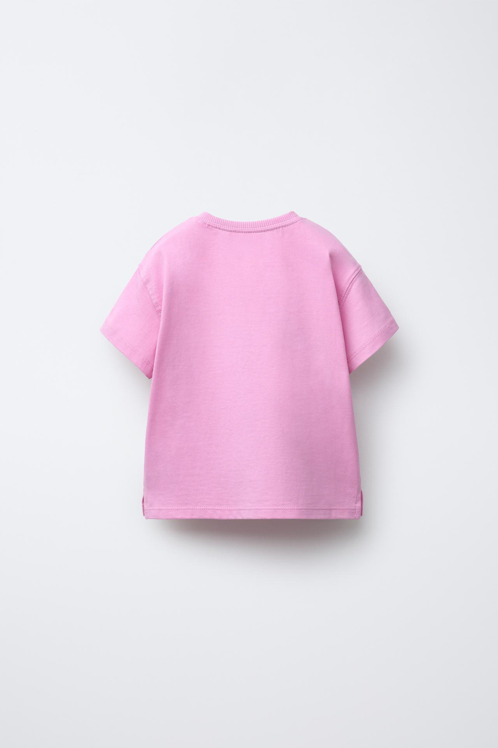 ZARA ФУТБОЛКА С ПРИНТОМ «СЕРДЦЕ», РОЗОВЫЙ