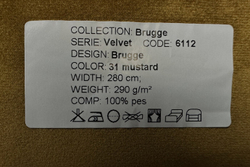 Бархат Brugge mustard (Брюгге мастард) 31