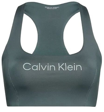 ТОП теннисный Calvin Klein Medium Support Sports Bra - серый