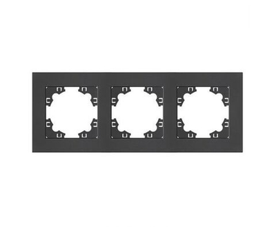 Рамка 3-м Афина универс. графит Universal A0045-Gr