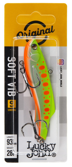Воблер тонущий вертикальный LJ Pro Series SOFT VIB 93/023