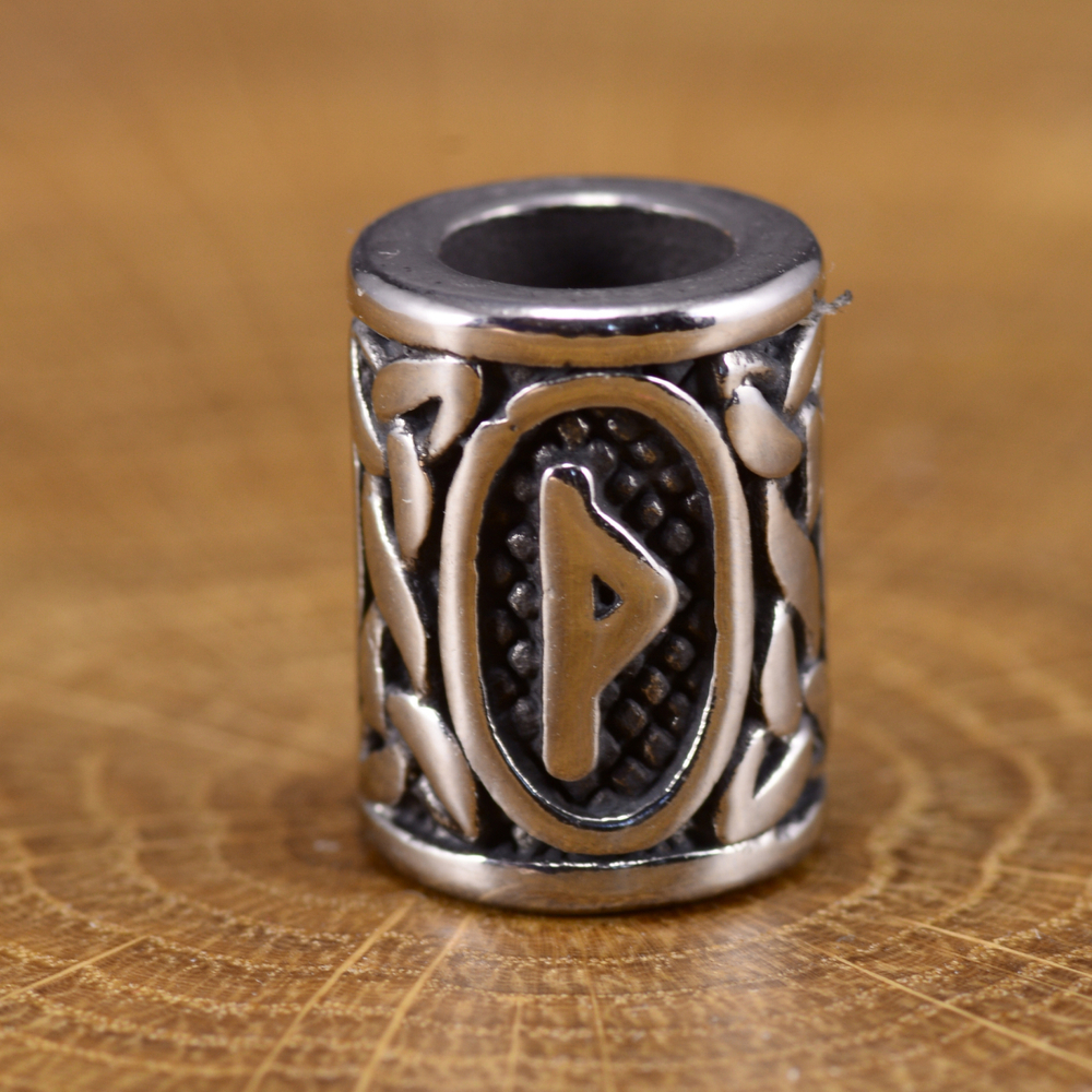 Бусины «РУНЫ» из нержавеющей стали В АССОРТИМЕНТЕ