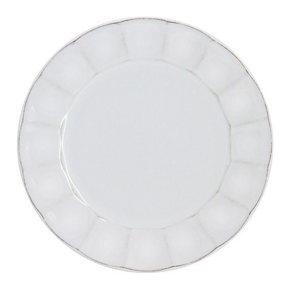 Тарелка закусочная Paris белый, 23 см