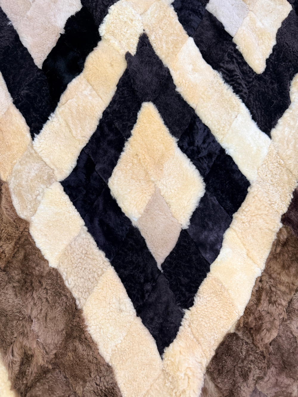 Меховой Коврик прикроватный накидка на кресло из овчины