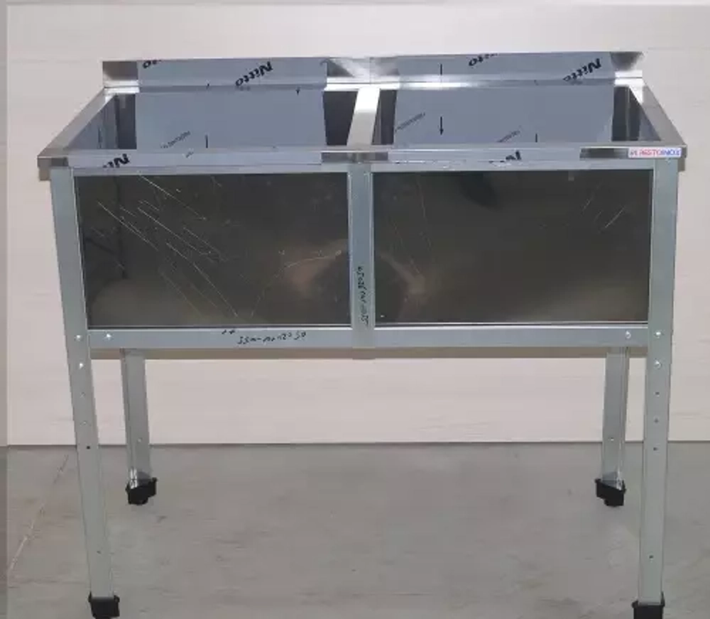 Ванна моечная двухсекционная RESTOINOX ВМС-2/4-ЭК