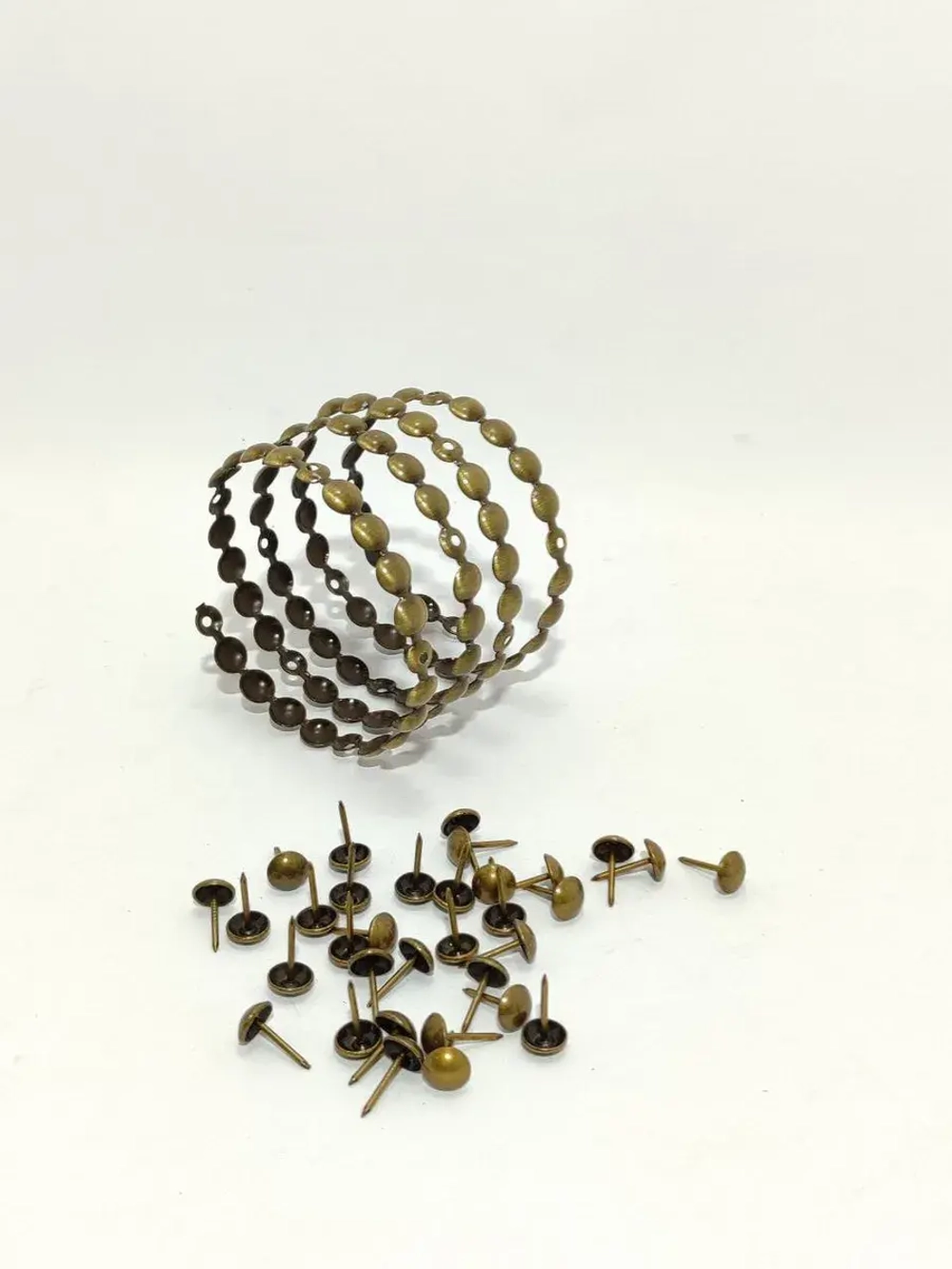 Гвоздевая лента "Античное золото" молдинги для мебели