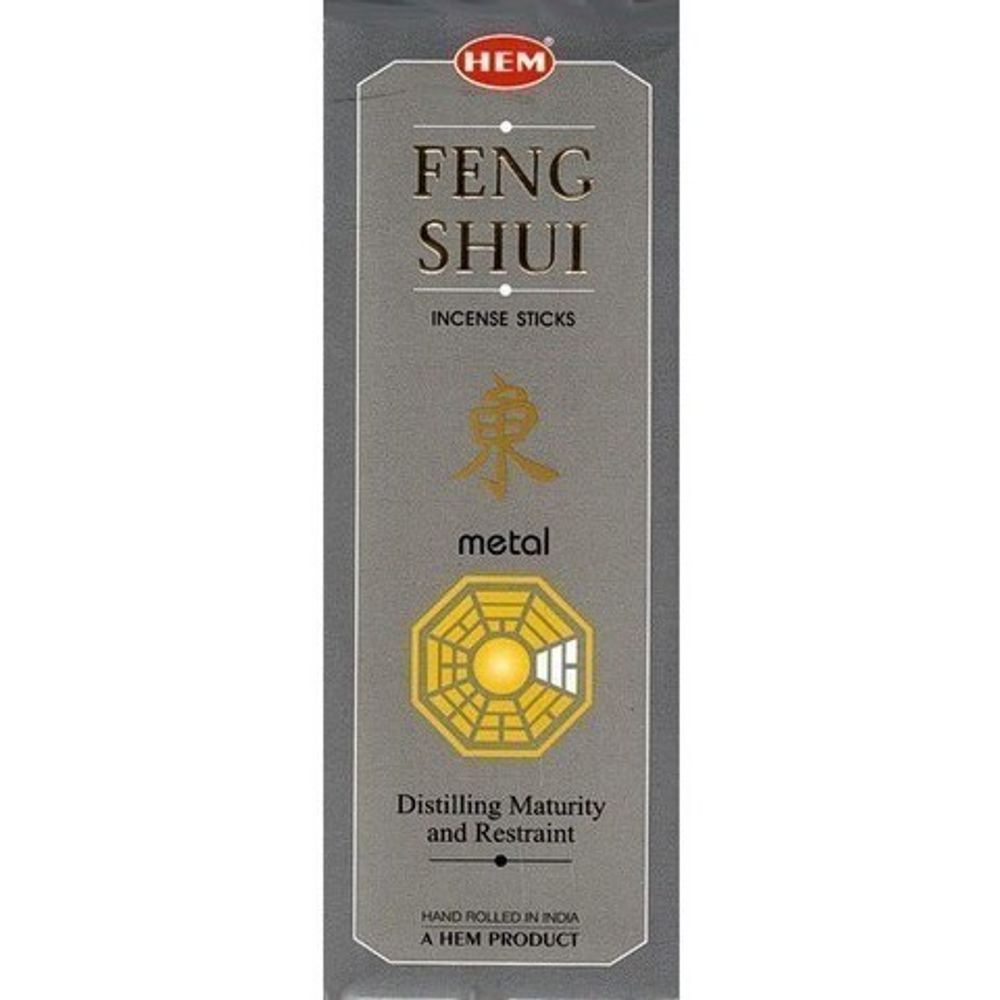 HEM Feng Shui Metal шестигранник Благовоние Фэн Шуй Металл