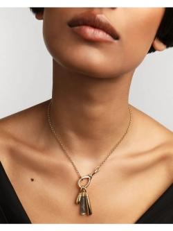 Подвеска Drop серебро 925 пробы покрытое золотом