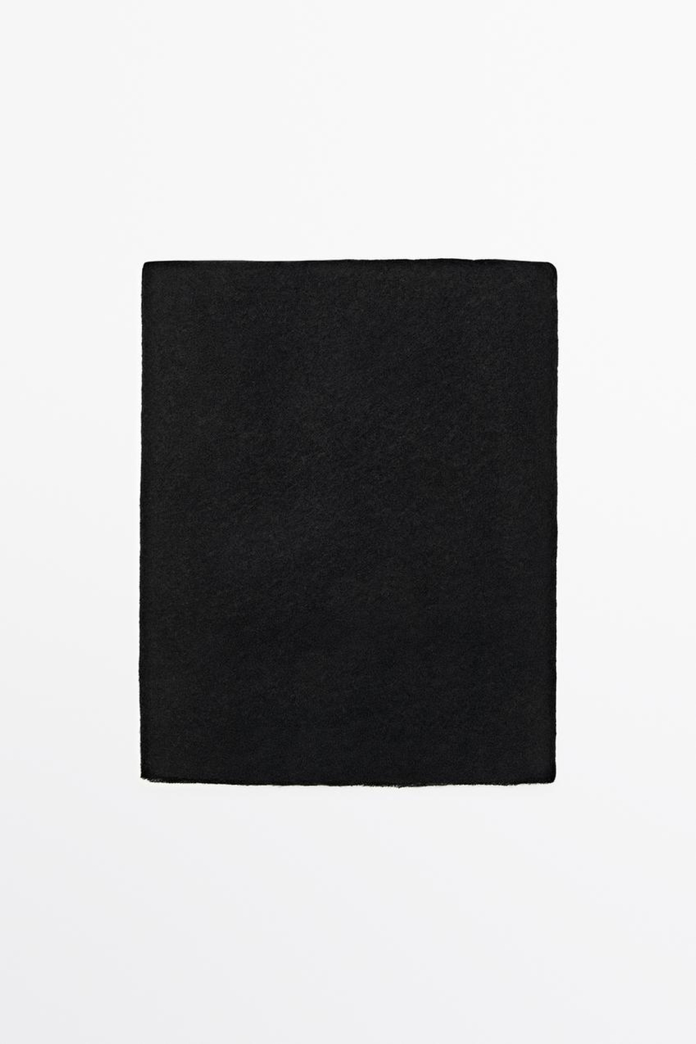 Massimo Dutti Шарф из 100% кашемира, черный