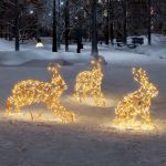 Светодиодная фигура "Заяц бегущий"