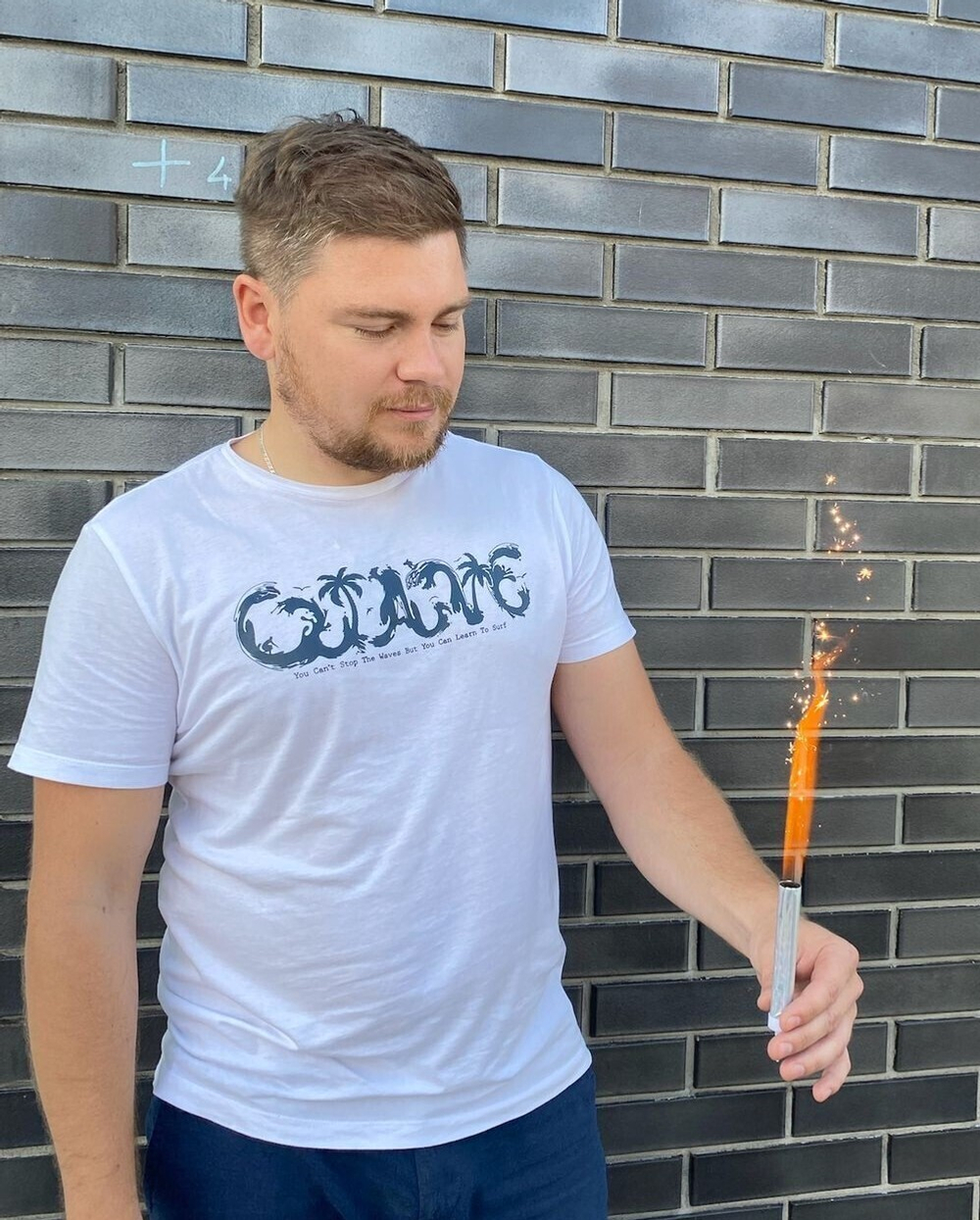 Свеча-фонтан, 30 секунд горения