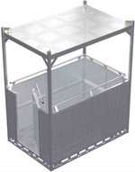 Люлька подвесная алюминиевая MEGAL ЛПА - 4/1