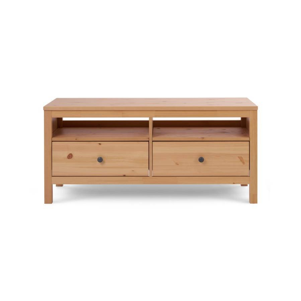 Тумба под ТВ Хемнэс Hemnes/ Кымор, 124х47х57 см, светло-коричневый