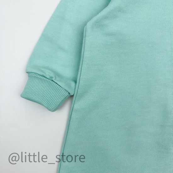 Комбинезон из футера, Мятный зеленый