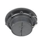 Вытяжной тонкий вентилятор для ванн ММ-Р 06 стекло круглый 90 м³/час с обратным клапаном светло серый