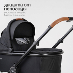 Детская коляска 2 в 1 Tomix Prime Black