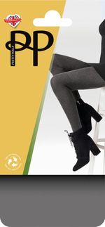 Классические теплые колготки с хлопком (Размер: S-M) (Цвет: черный)