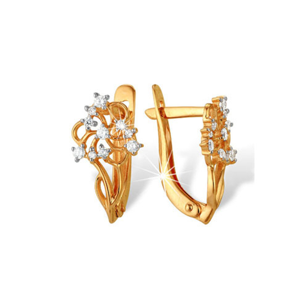 Серьги из золота 585 пробы