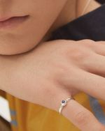 Кольцо Beta с танзанитом