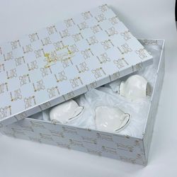 Lenardi 305-291 Чайный сервиз 16пр. ВАНЕССА СЕРЕБРО в под.уп.(х3)Фарфор