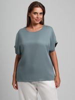 Блузка Летний драйв-4 Виотекс СЕРЫЙ