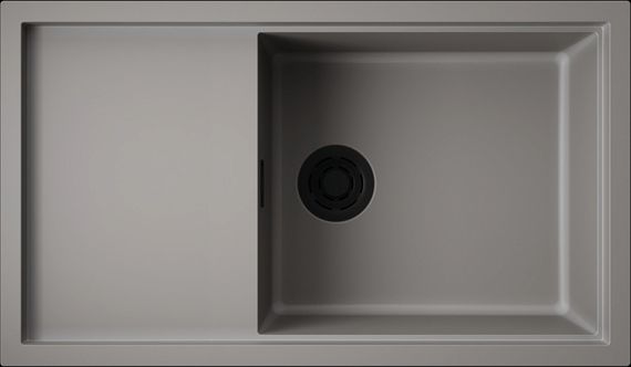 Кухонная мойка OMOIKIRI Sintesi 86-GR Artceramic/Leningrad grey