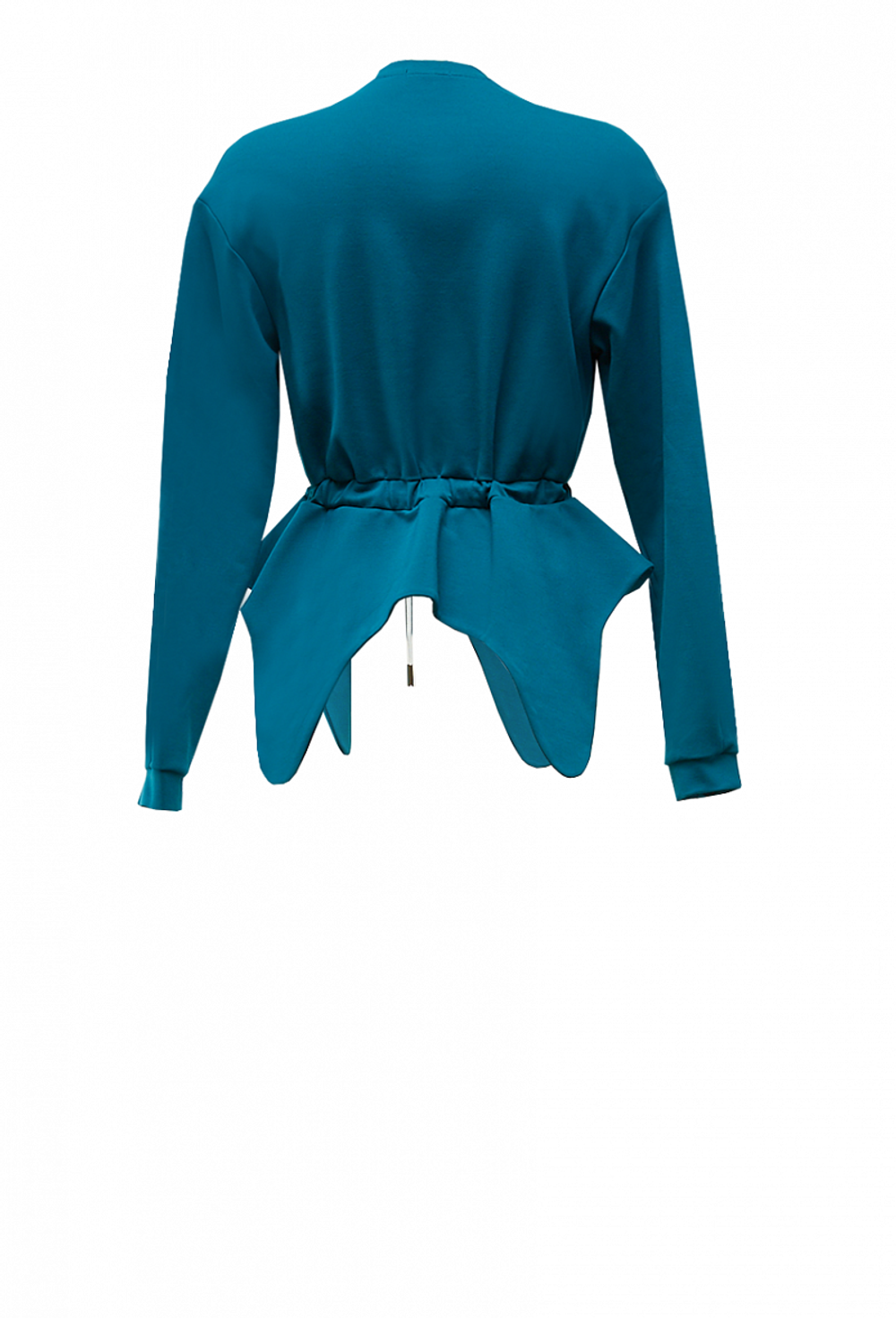 Свитшот на завязках изумрудный 19-02-20FW