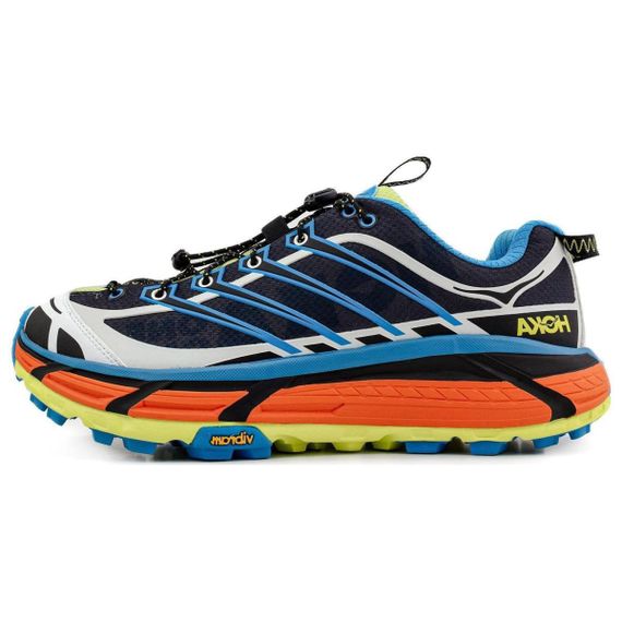 HOKA ONE ONE Mafate Three 2 Беговые кроссовки Низкие Черные, синие, оранжевые Унисекс
