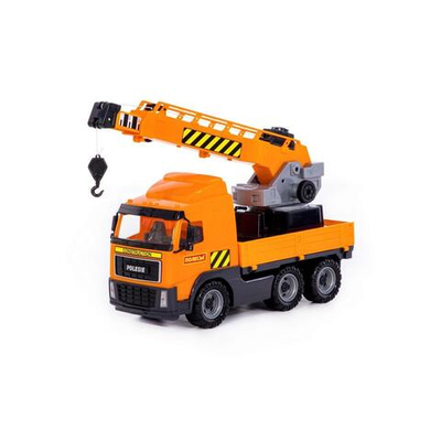 Машина Кран с поворот. платформой "Volvo" сетка (Полесье)