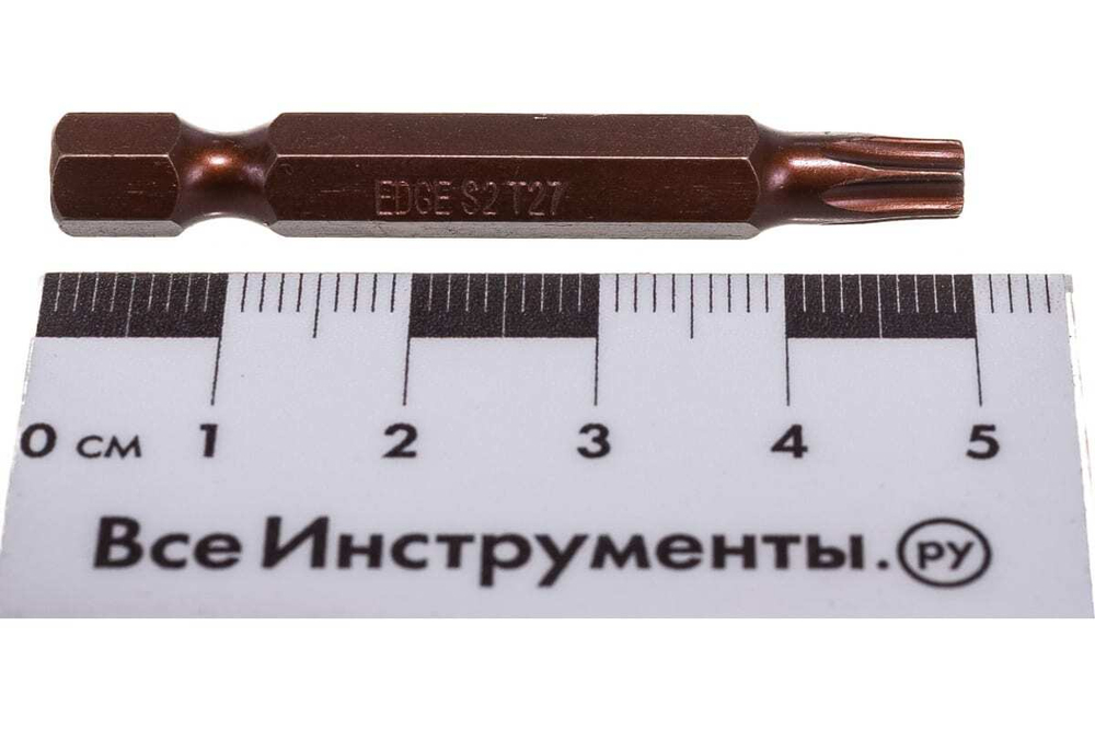 Бита EDGE by PATRIOT T27, сталь S2, длина 50 мм, 2шт в блистере