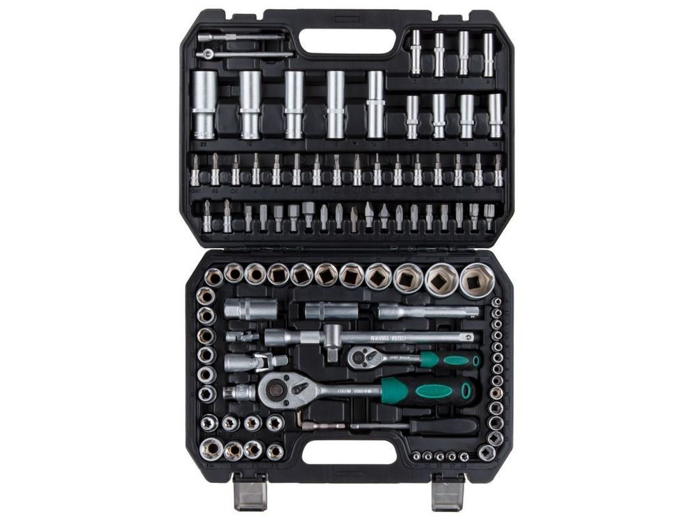 Набор головок и бит 108 предметов ВОЛАТ (1/4", 1/2", 6 граней )