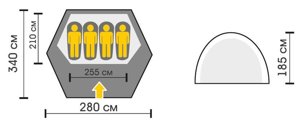 Палатка Talberg Garda 4 [TLT-045]