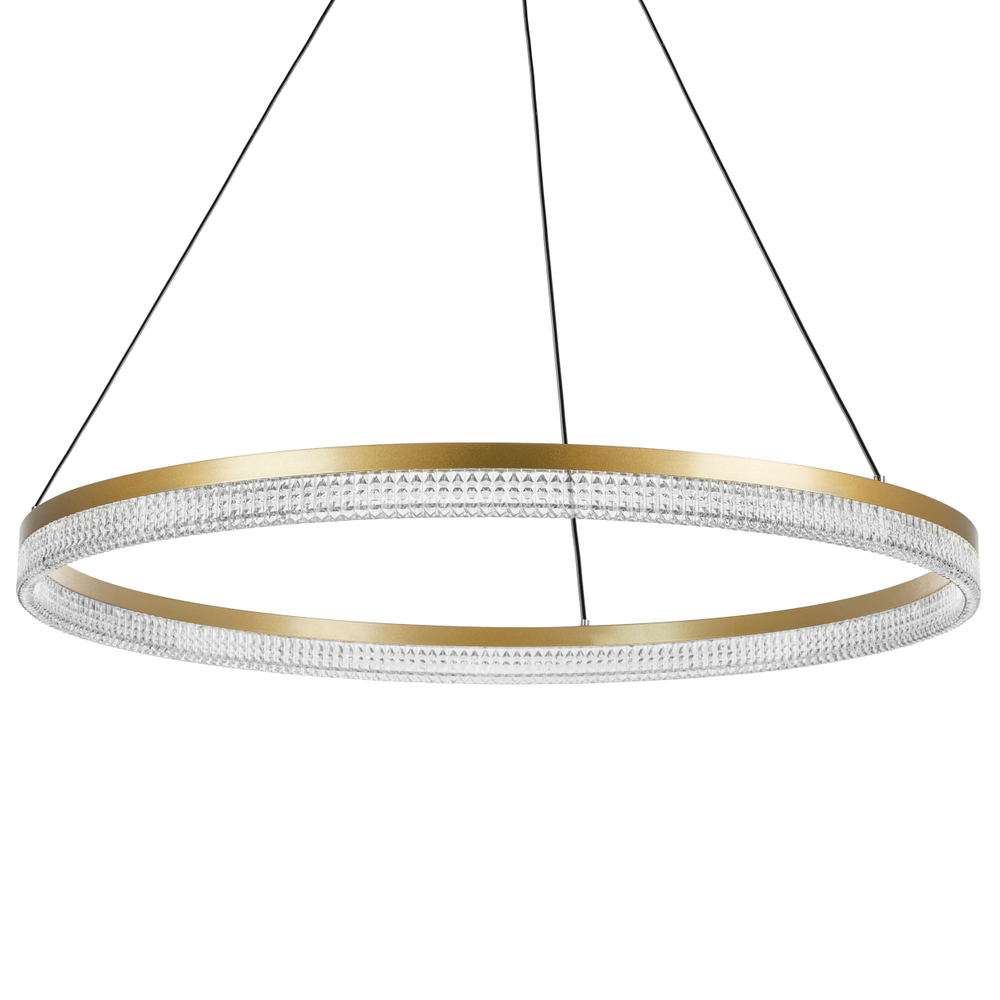 736181 Люстра ROTONDA 51W LED 2808LM 180G ЛАТУНЬ 3000K