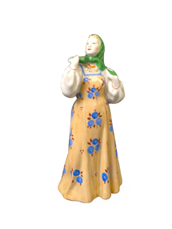 Фарфоровая статуэтка "Плясунья Маша" (Дулёво)