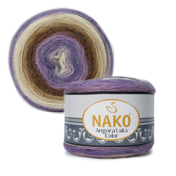 Пряжа Angora Luks Color, 150г, 810м, 80%акрил,15%шерсть, 5%мохер (цена за 1шт)
