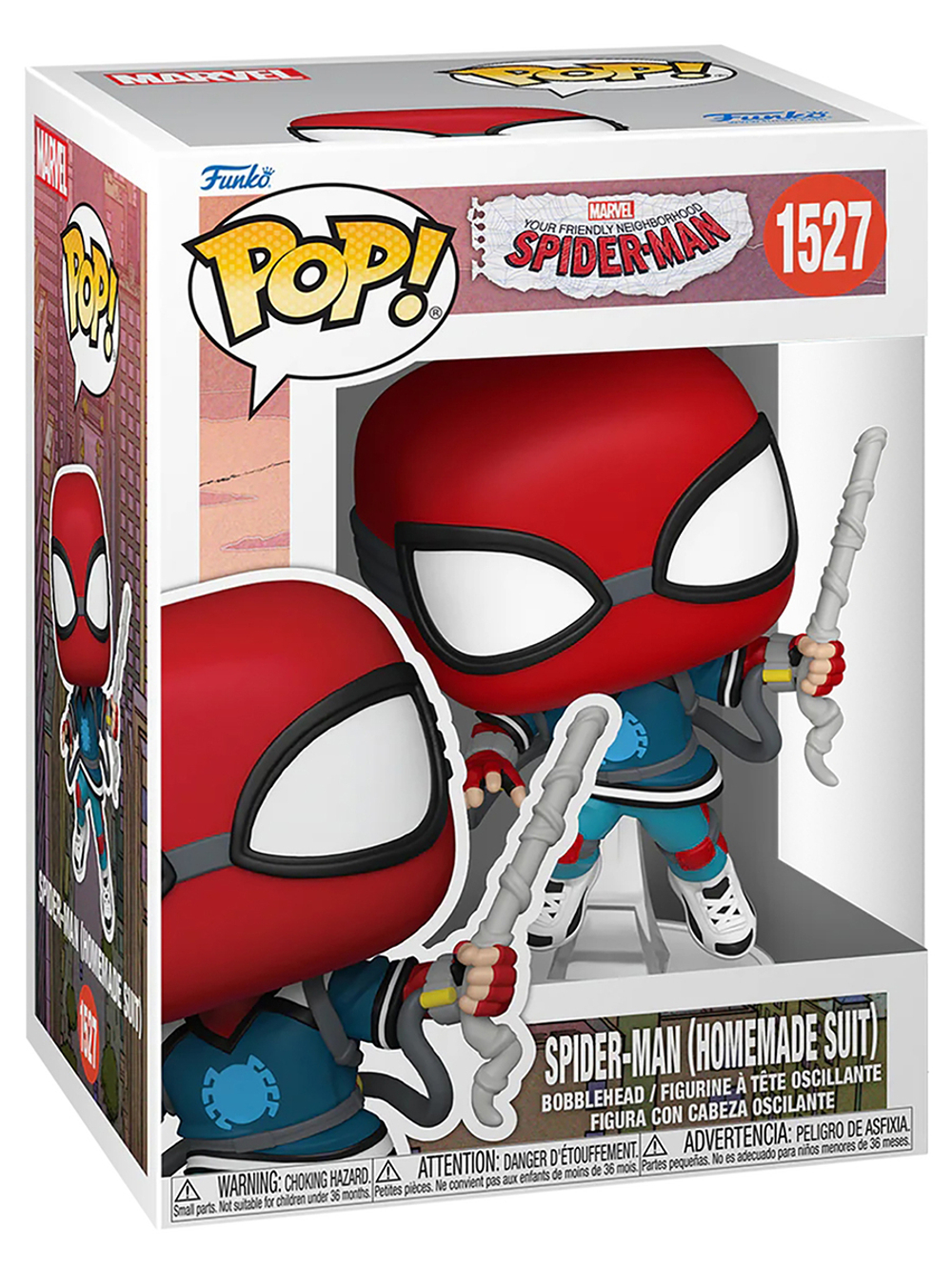 Фигурка Funko POP! Bobble Marvel FNSM Spider-Man (Homemade Suit) (1527) 75871