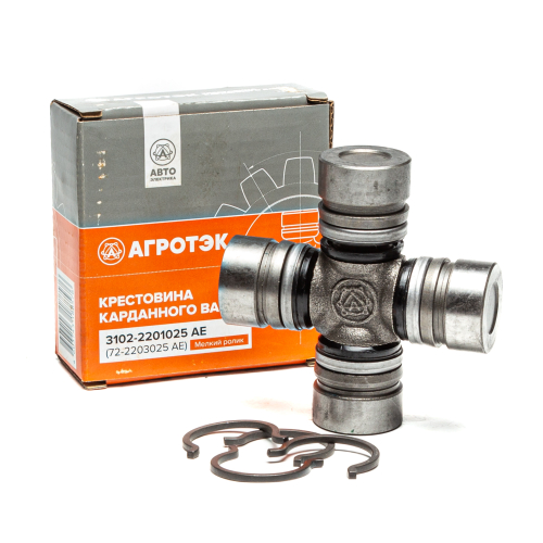 Крестовина карданного вала в сборе (30х88), ГАЗ, УАЗ, МТЗ, мелкий ролик (ан. 3102-2201025)