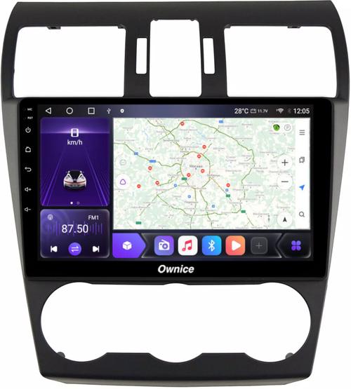 Магнитола для Subaru Forester, Impreza, XV 2012-2015 - Kuberg OL-9511-1 QLed, Android 12, Быстрая, CarPlay, 4G SIM-слот