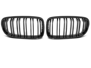 Решетка (ноздри) радиатора GLOSSY BLACK DOUBLE BAR M-LOOK для BMW 3 E90 E91 рест