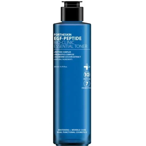 FORTHESKIN Тонер для лица HYALURON EGF-PEPTIDE BIO CLINIC ESSENCIAL TONER