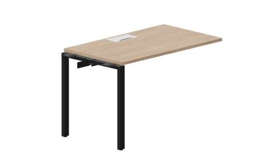 стол Strike 1180х680х750мм (металлический аутлет) - приставной элемент