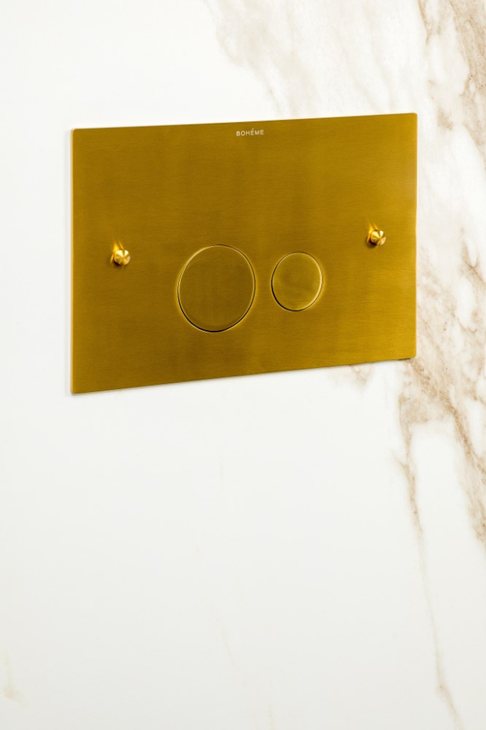 Boheme Кнопка для инсталляции латунь BRONZE ультраплоская (для 666)