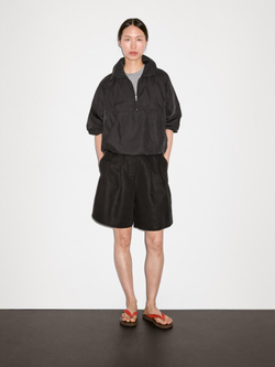 Massimo Dutti Толстовка из технической ткани с застежкой-молнией, черный