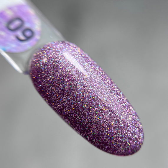 Гель-лак ТМ &quot;HIT gel&quot; №09 Shine Lilac, 9 мл