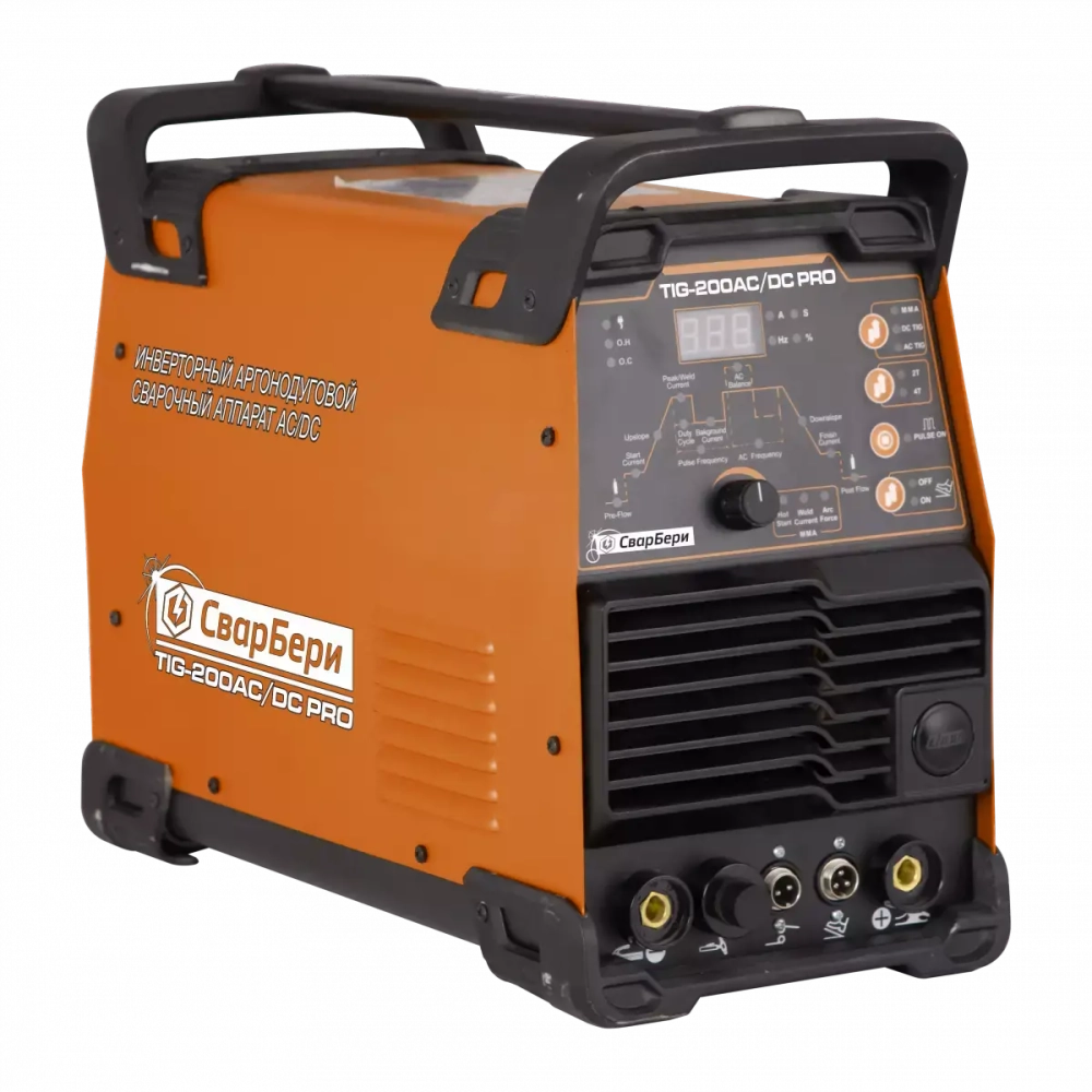 Аппарат аргонодуговой сварки TIG-200AC/DC PRO СварБери