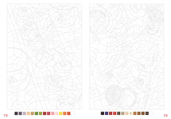 Раскраска по номерам Coloriages mysteres Disney Japon - Японский Журавль / 9782017242413