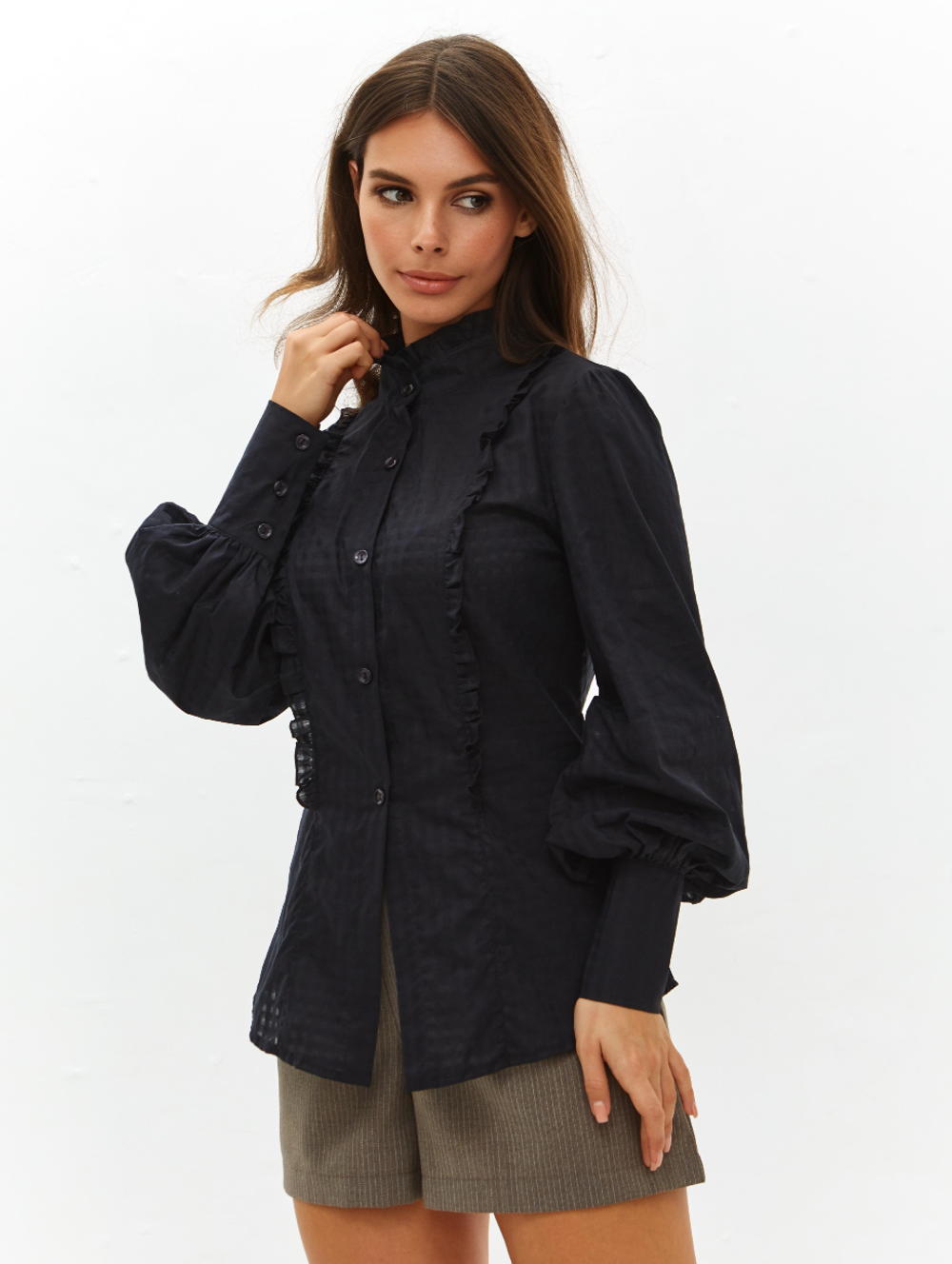 Блузка Мэриэнн черная