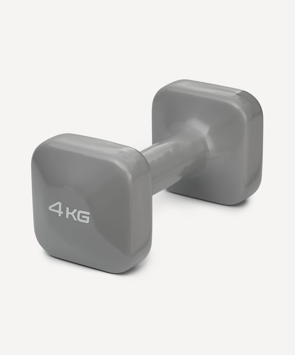 Гантель виниловая DB-106 4 кг, темно-серый, пара